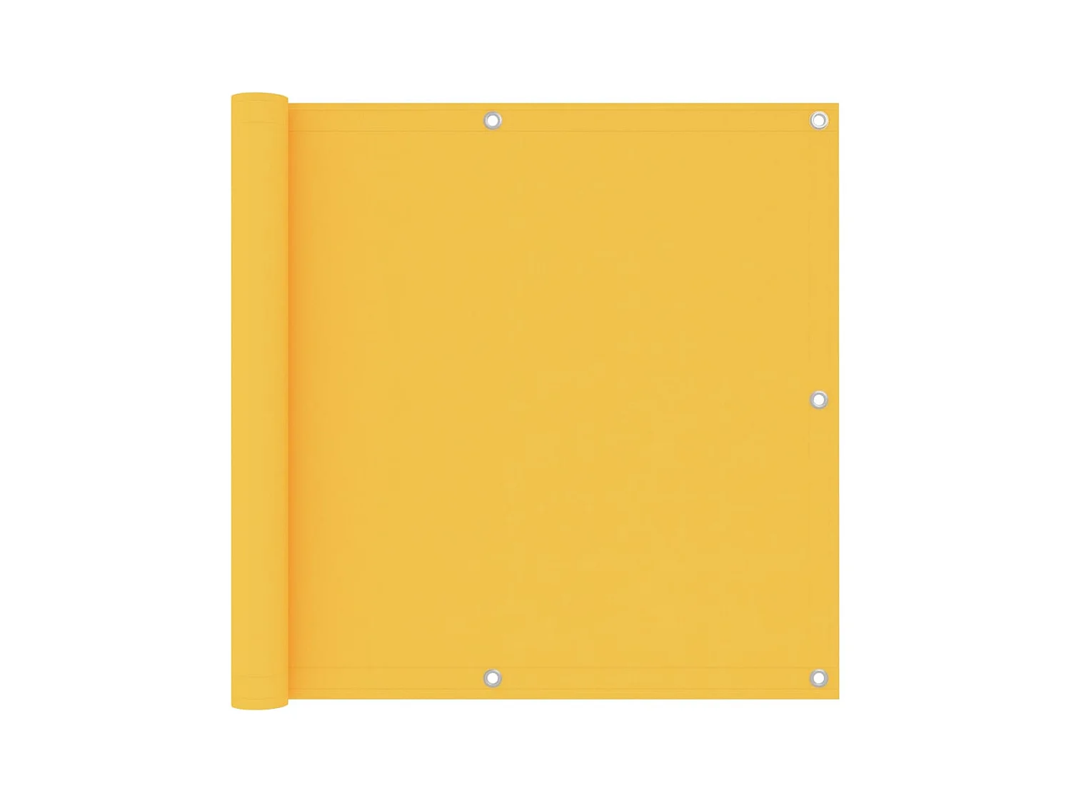 Protección visual para balcón protección visual protección visual 90 x 500 cm tela Oxford amarilla 02_0010204