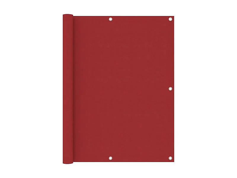 Paravento per balcone protezione privacy paravento 120 x 400 cm tessuto oxford rosso 02_0010345