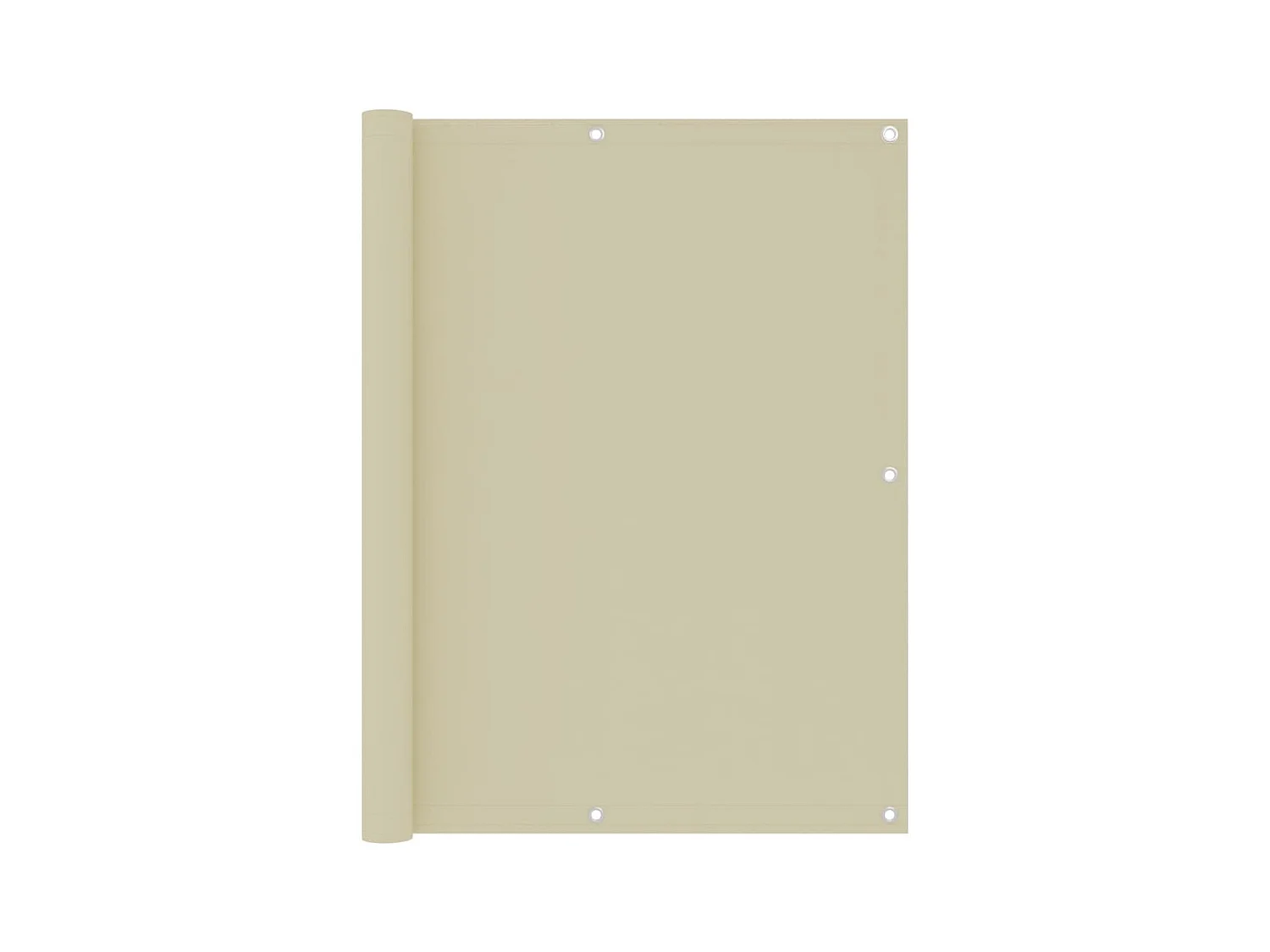 Écran de balcon brise tissu crème 120 x 0.1 x 400 cm 02_0010134