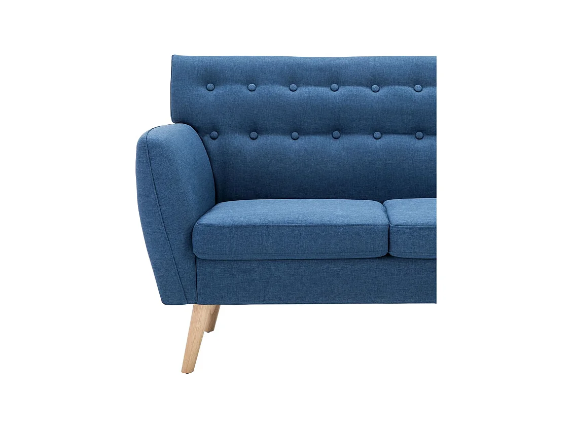 Divano letto 3 posti trasformabile soggiorno letto ospiti divano letto pieghevole per soggiorno interni casa tappezzeria in tessuto 172 x 70 x 82 cm blu 02_0018958