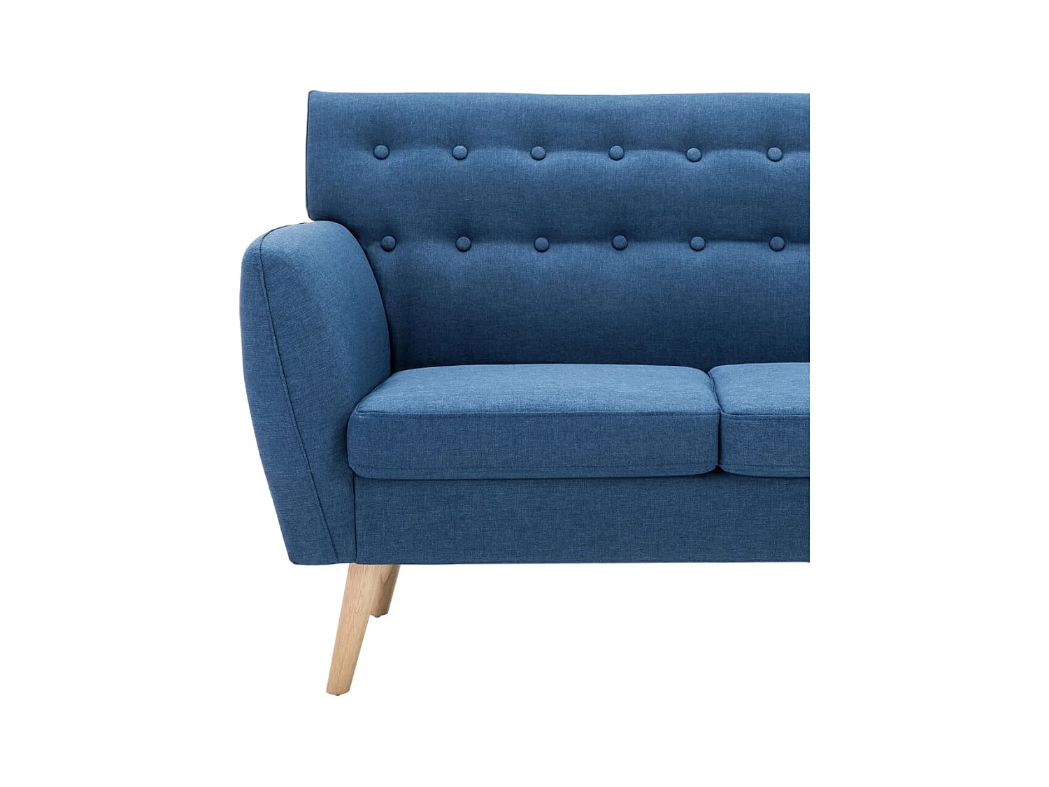 Divano letto 3 posti trasformabile soggiorno letto ospiti divano letto pieghevole per soggiorno interni casa tappezzeria in tessuto 172 x 70 x 82 cm blu 02_0018958