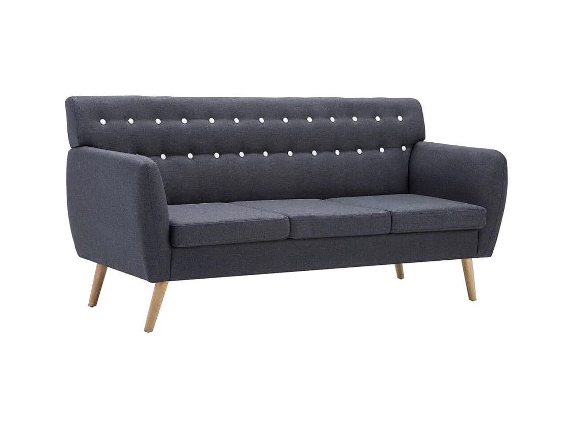 Canapé-lit 3 places lit tissu grise 172 x 70 x 82 cm 02_0020195