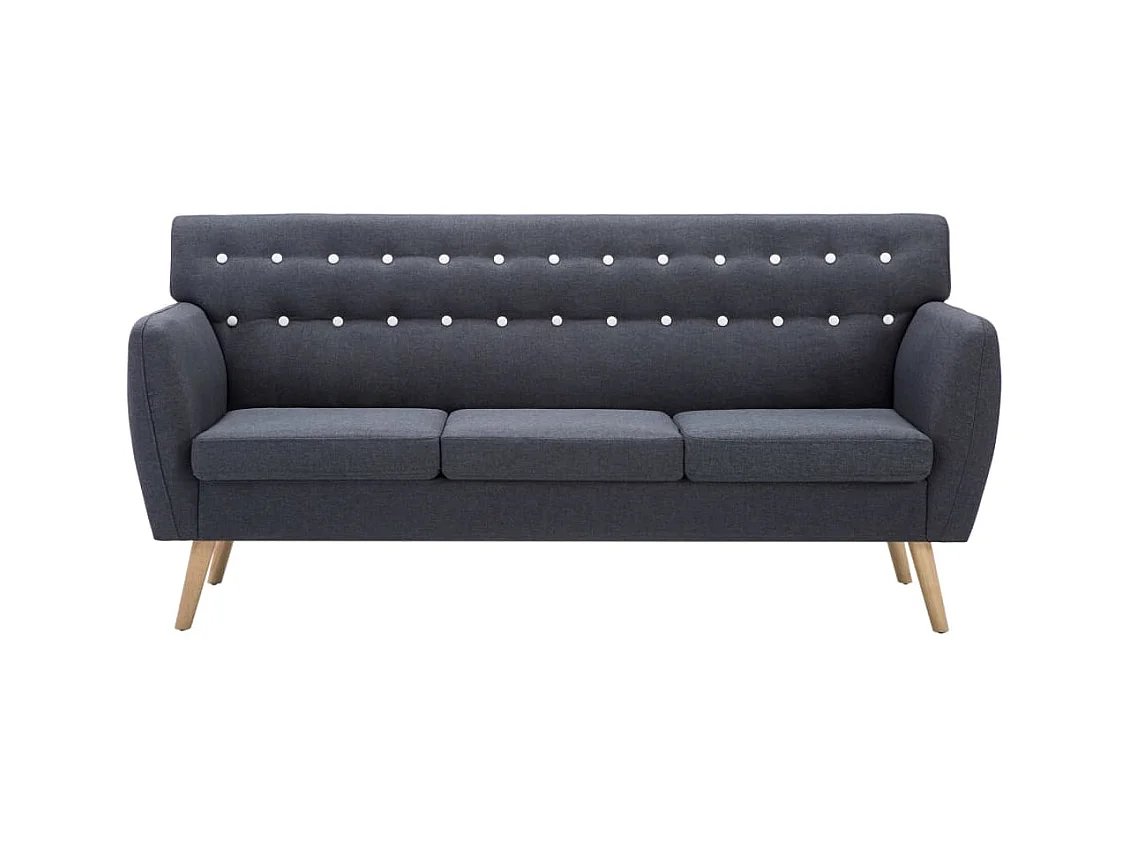 Canapé-lit 3 places lit tissu grise 172 x 70 x 82 cm 02_0020195