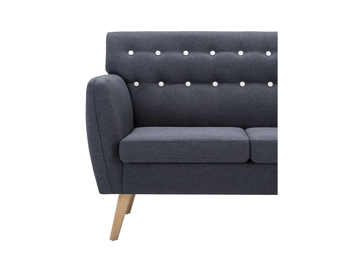 Canapé-lit 3 places lit tissu grise 172 x 70 x 82 cm 02_0020195