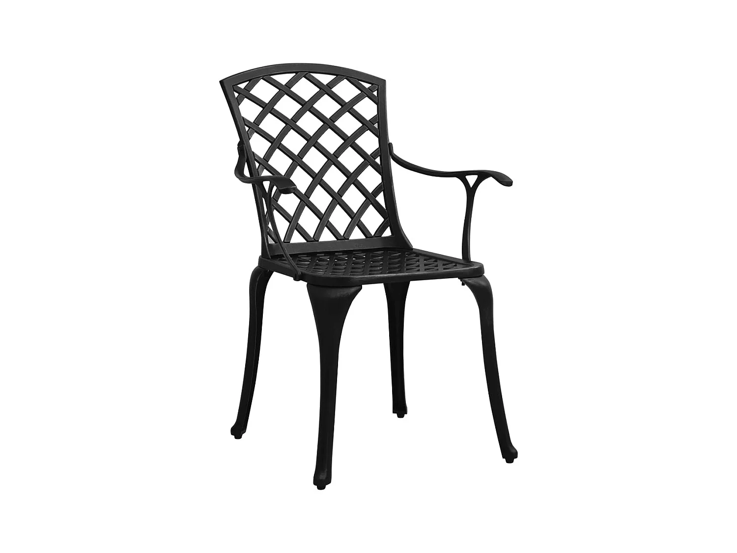 Ensemble de bistro jardin aluminium noire 90 x 90 x 74 cm 02_0013510