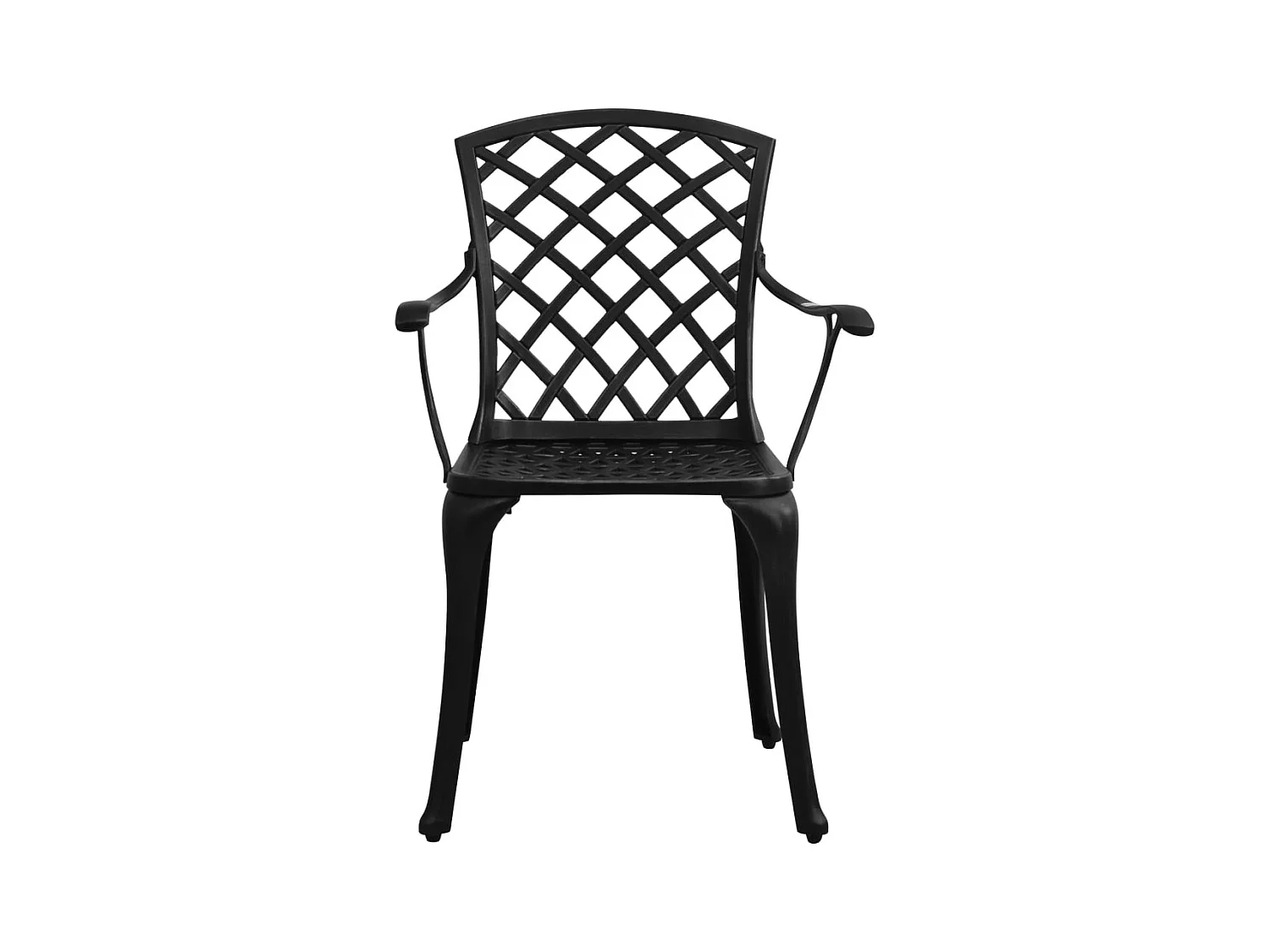 Ensemble de bistro jardin aluminium noire 90 x 90 x 74 cm 02_0013510