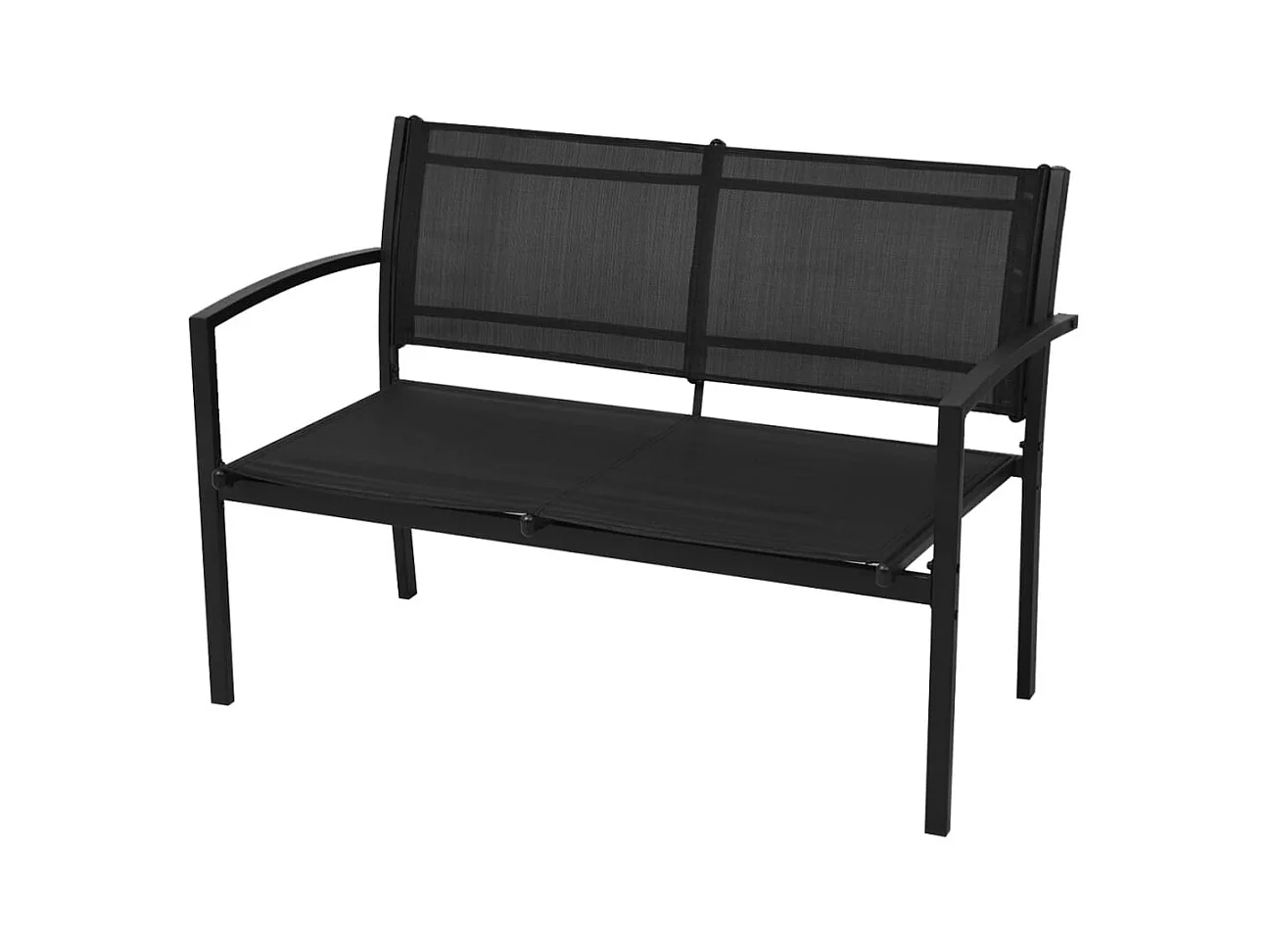 Salon de jardin meuble noire 110 x 62 x 78 cm 02_0016280