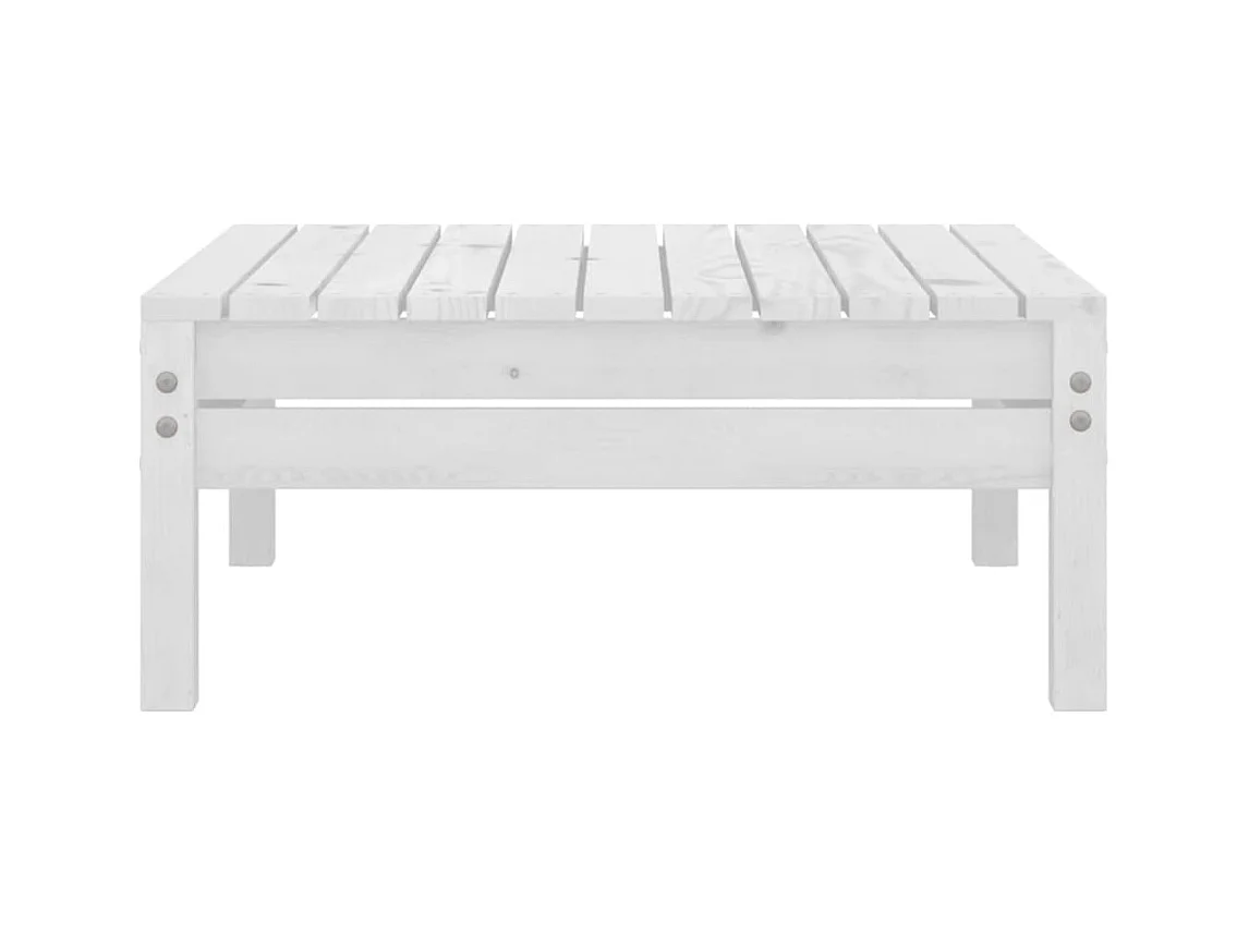 Mobili da giardino mobili da esterno set di mobili 7 pezzi in legno di pino massiccio bianco 02_0017348