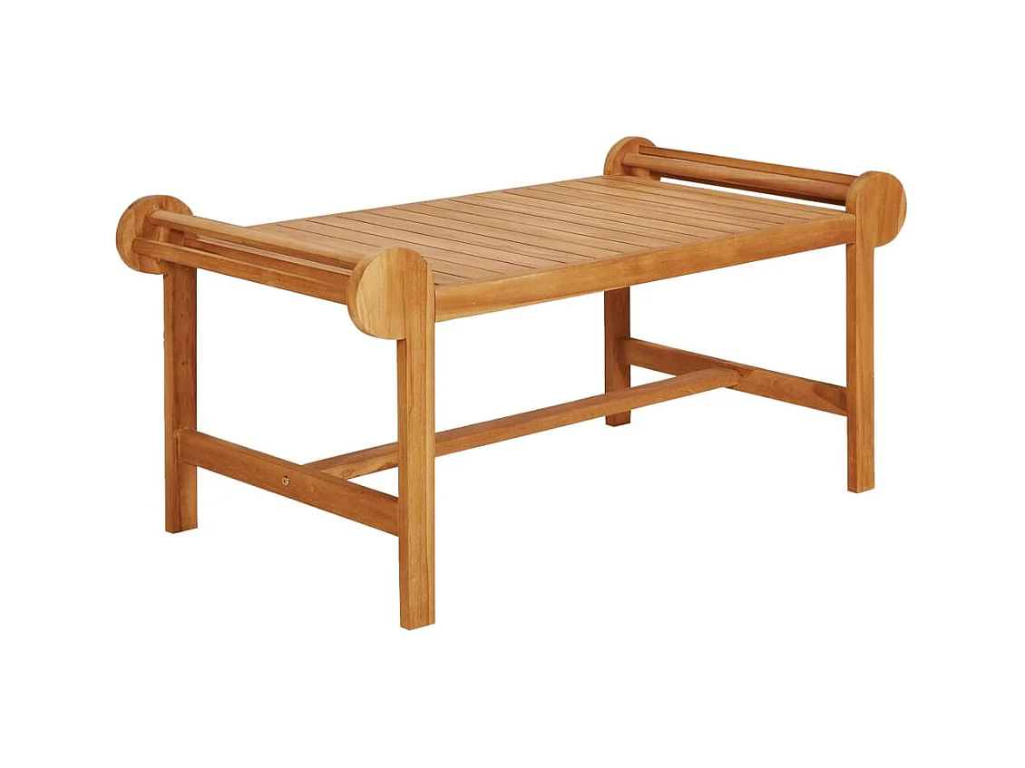 Conjunto de móveis de jardim para exteriores 4 peças em madeira maciça de teca 02_0016247