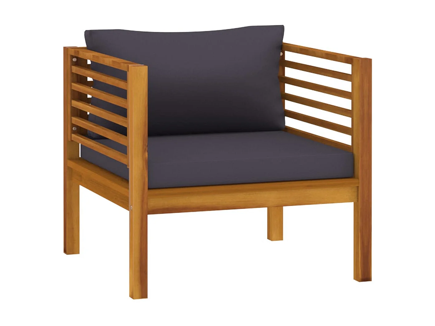 Muebles de jardín muebles de exterior juego de muebles de 7 piezas con cojín de madera maciza de acacia 02_0017057