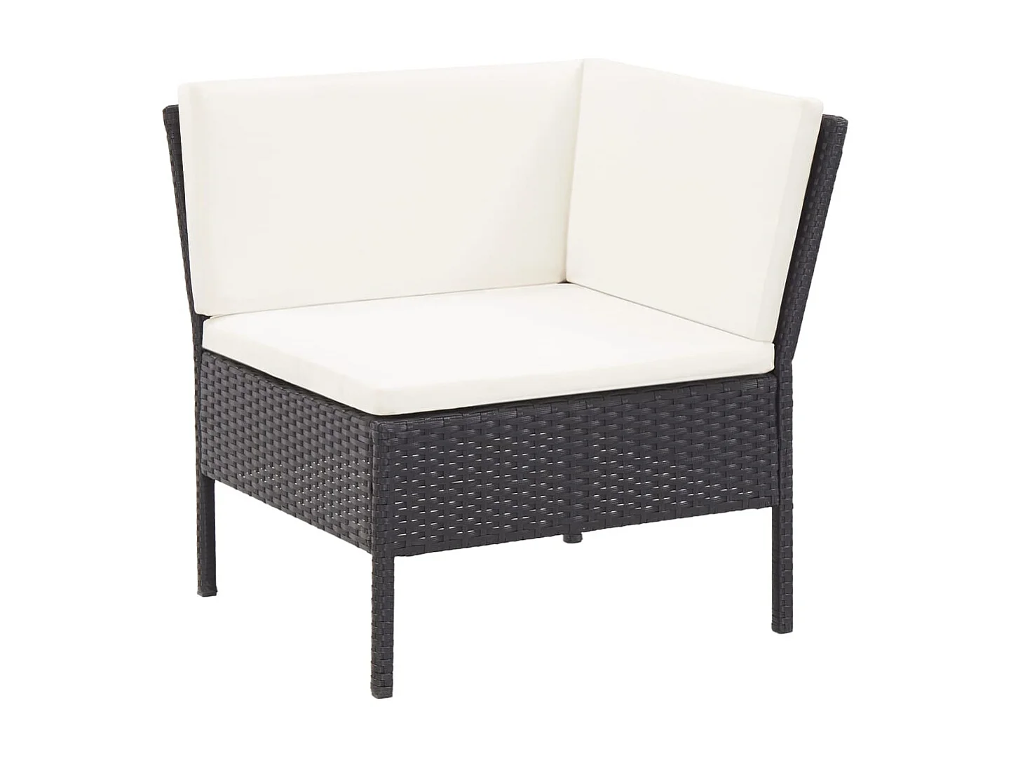 Set mobili da giardino 6 pz con cuscini in poly rattan nero 02_0016924