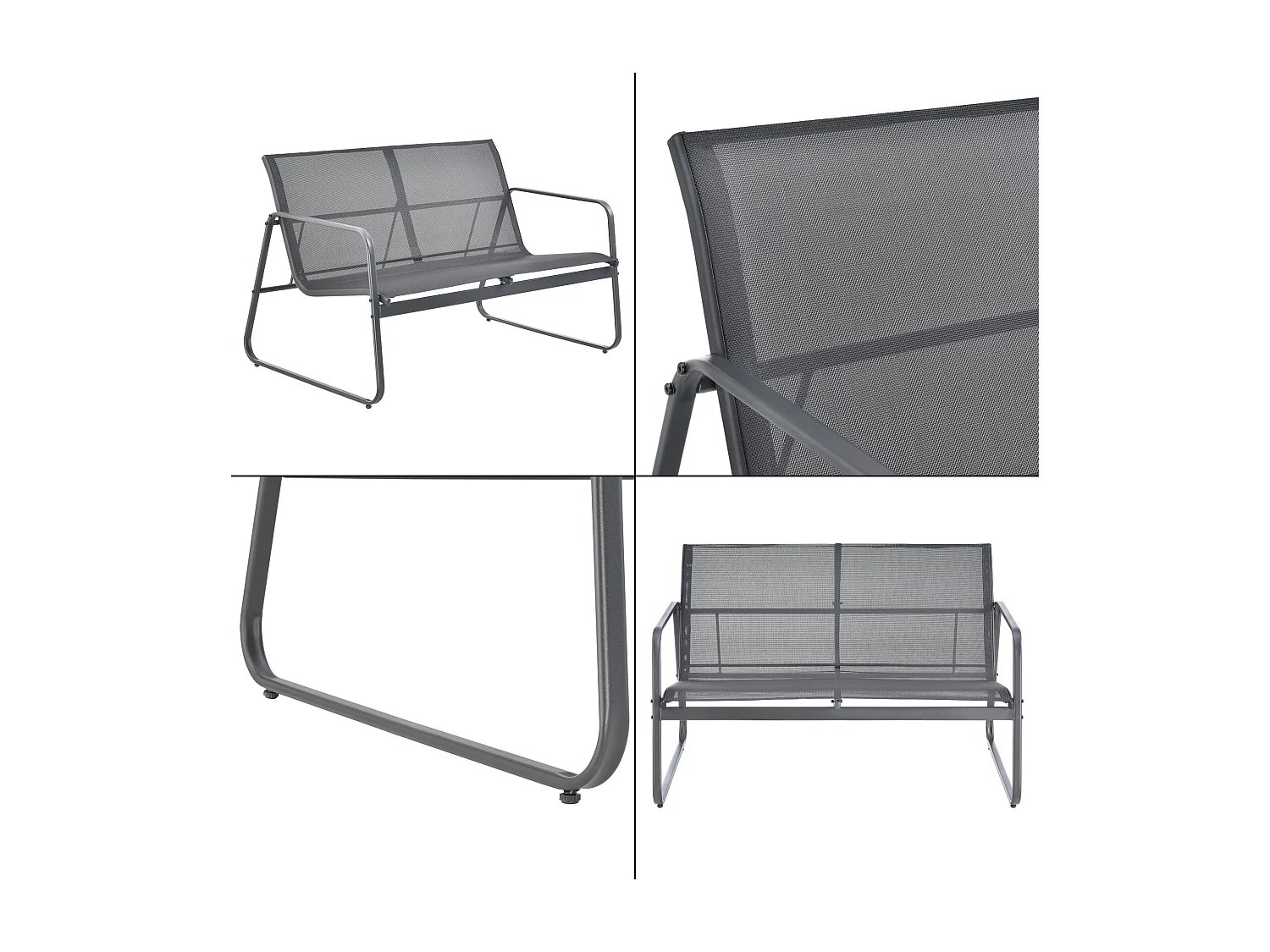 Salon de jardin de grise 114 x 76 x 75 cm 03_0008241