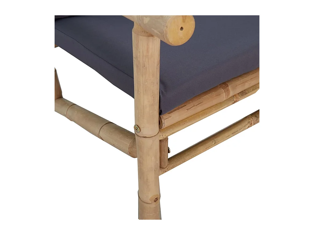 Salon de jardin meuble bambou marron 90 x 55 x 37 cm 02_0016393