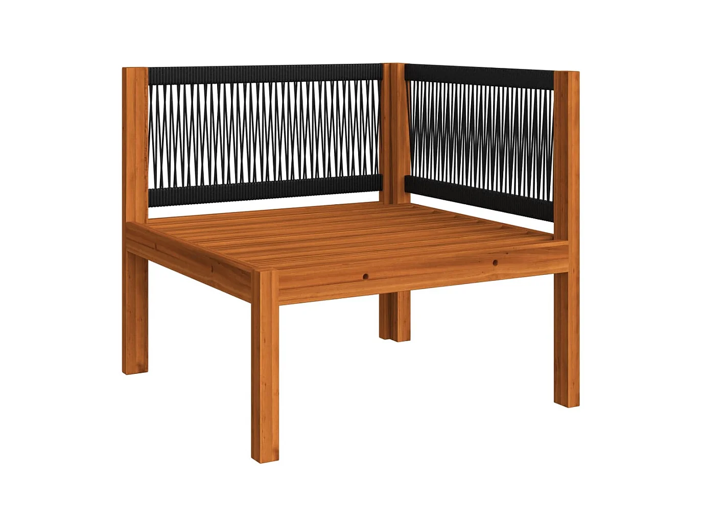 Mobili da giardino mobili da esterno Set di mobili da 7 pezzi con cuscini color crema in legno massello di acacia 02_0017170