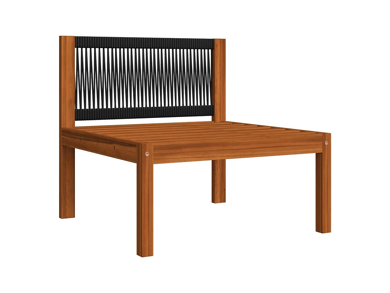 Mobili da giardino mobili da esterno Set di mobili da 7 pezzi con cuscini color crema in legno massello di acacia 02_0017170