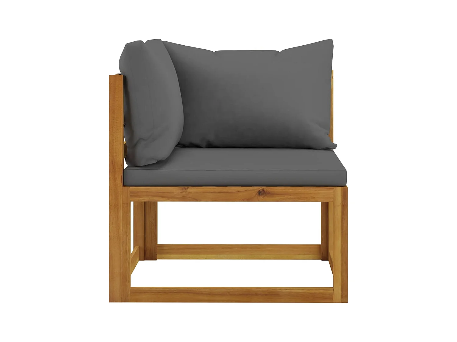 Salon de jardin meuble bois marron 206 x 206 x 60 cm 02_0016648