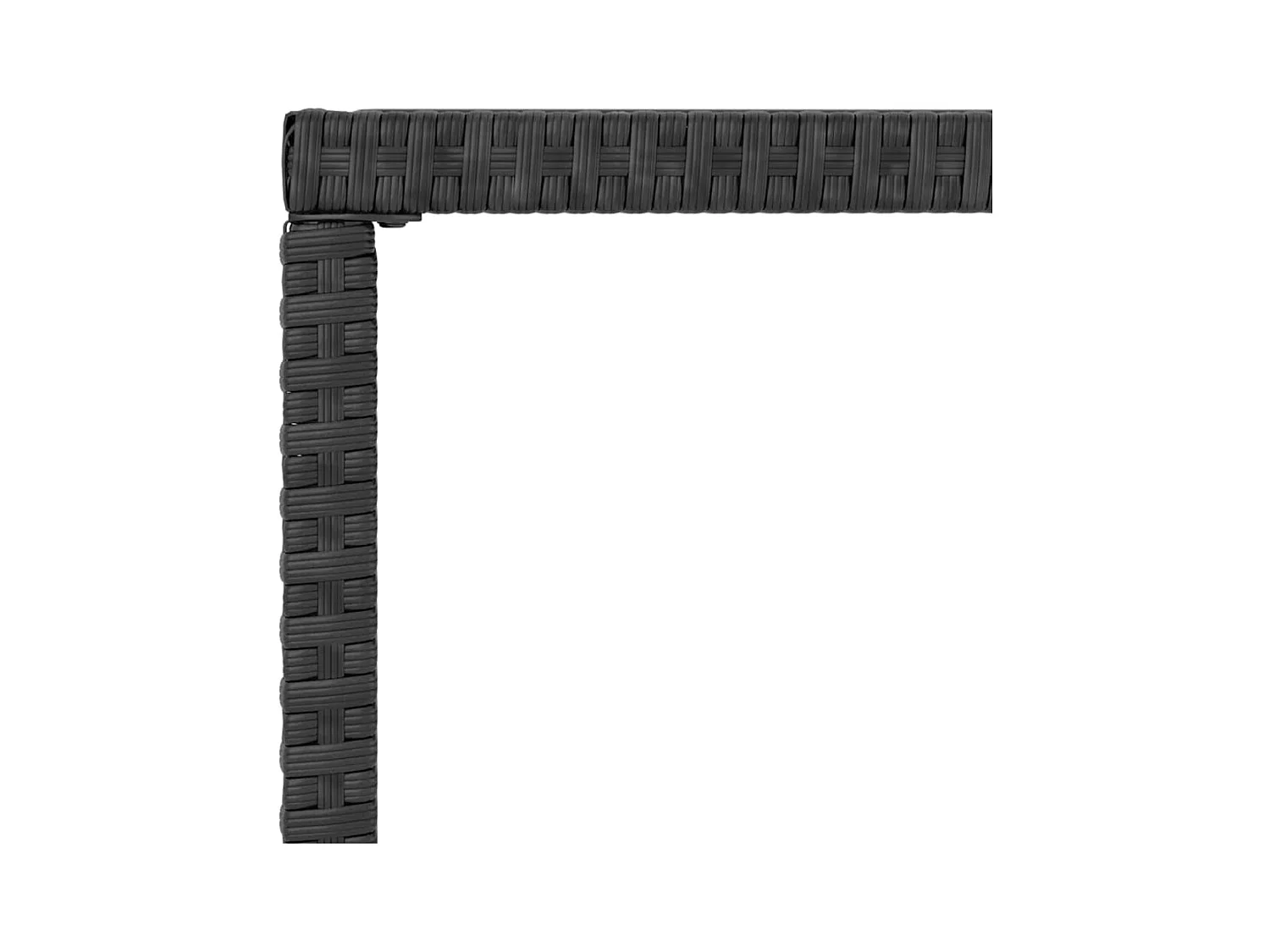 Salon de jardin meuble résine noire 90 x 50 x 67 cm 02_0016843