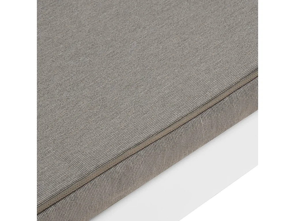 Móveis de jardim móveis de exterior Conjunto de móveis de 4 peças com almofadas de plástico branco 02_0016171