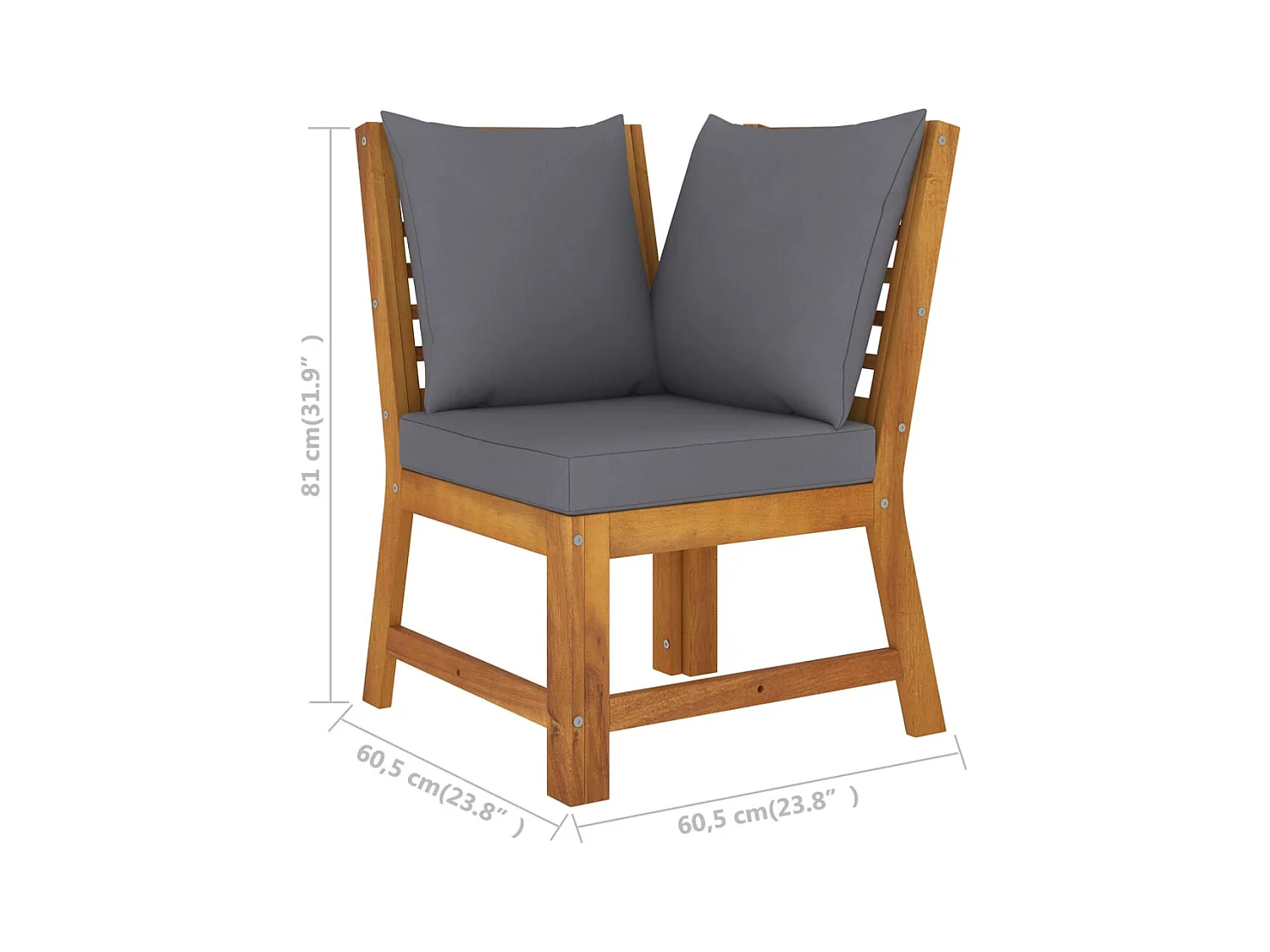 Salon de jardin meuble bois marron 114.5 x 60.5 x 81 cm 02_0016071