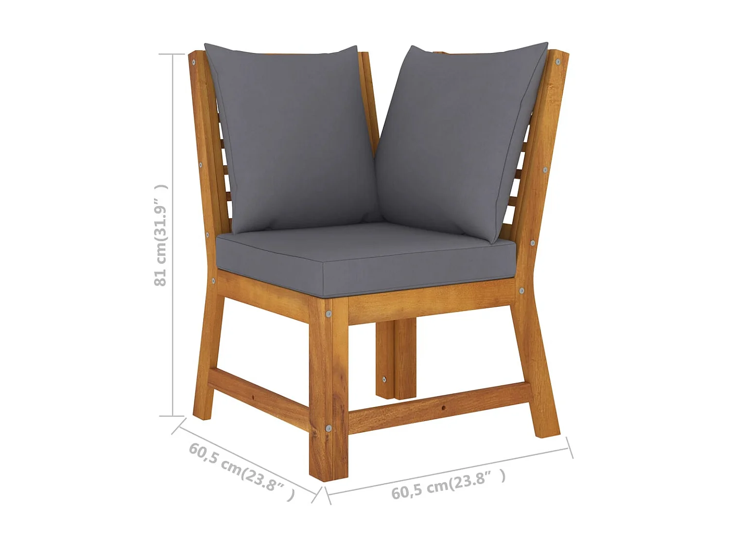 Salon de jardin meuble bois marron 114.5 x 60.5 x 81 cm 02_0016071