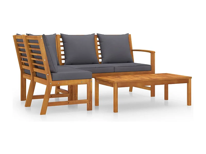 Salon de jardin meuble bois marron 114.5 x 60.5 x 81 cm 02_0016071