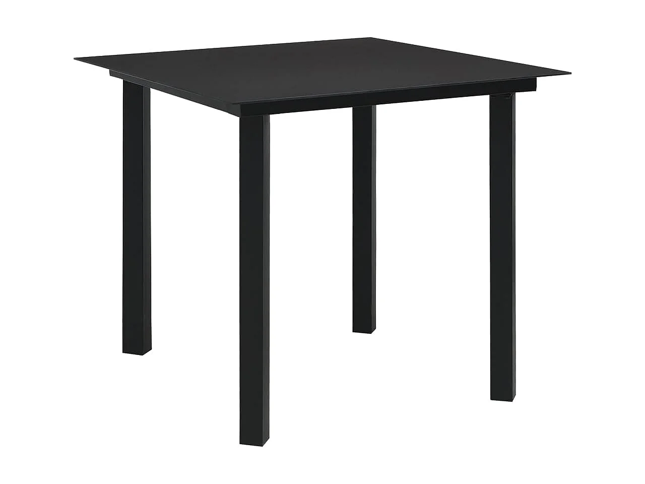 Set di mobili da giardino per esterni 3 pezzi in rattan PVC nero 02_0016064