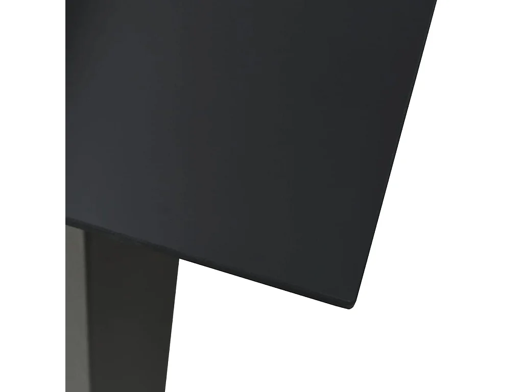 Set di mobili da giardino per esterni 3 pezzi in rattan PVC nero 02_0016064