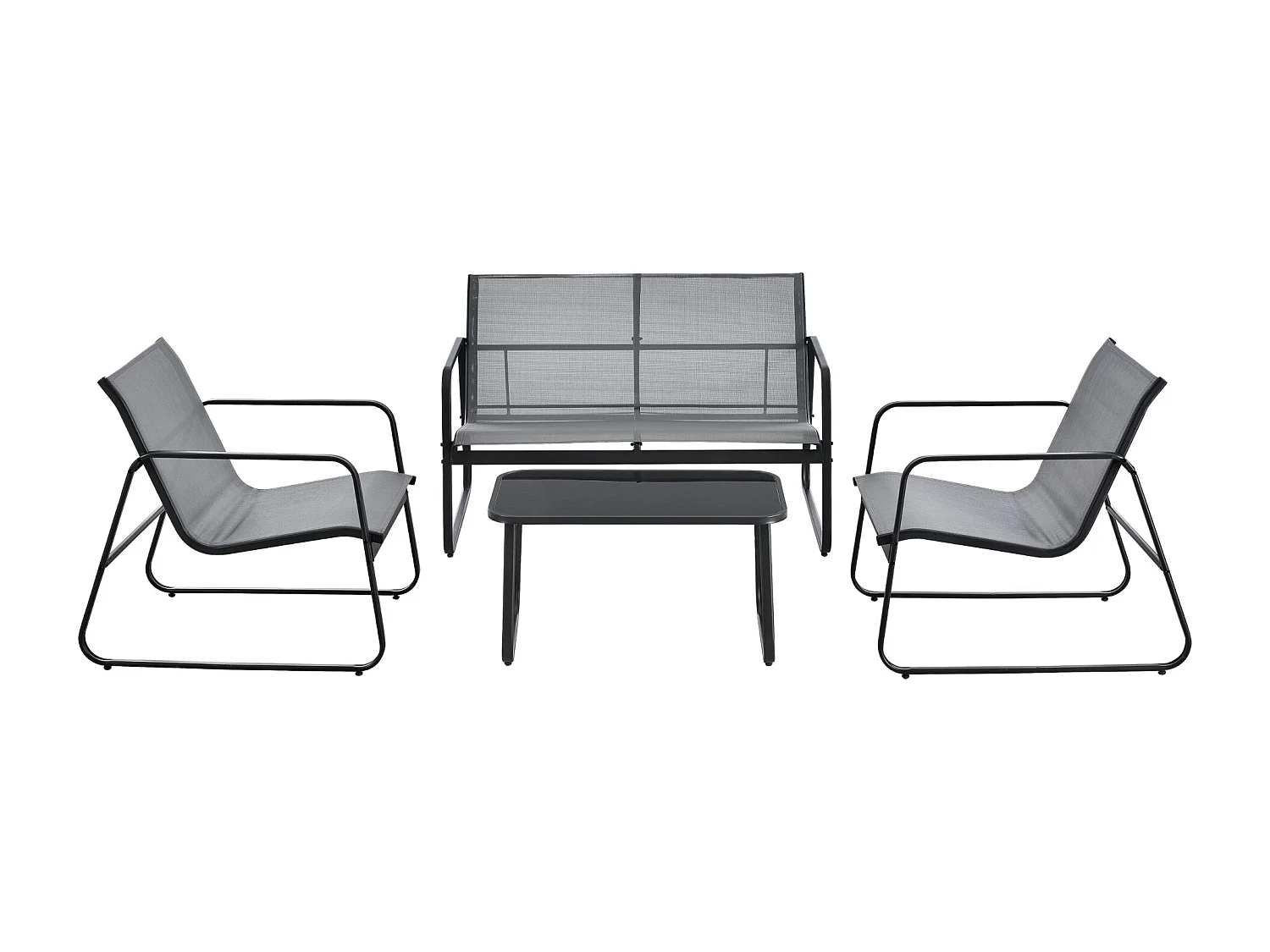 Salon de jardin de grise 114 x 76 x 75 cm 03_0008240