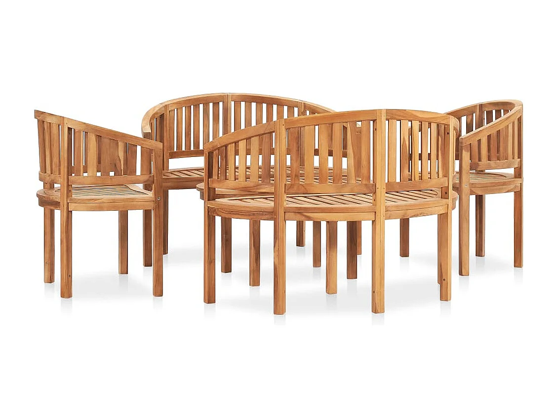 Salon de jardin meuble bois marron 120 x 52 x 86 cm 02_0016580