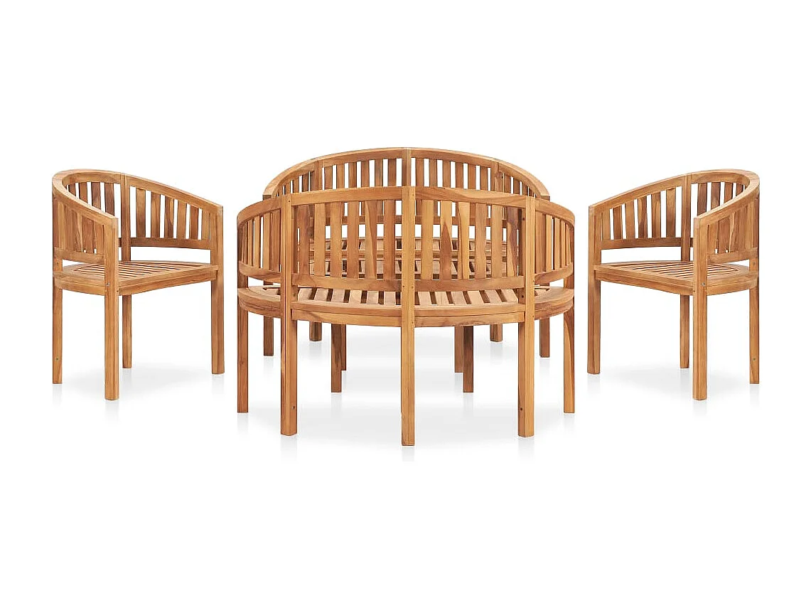 Salon de jardin meuble bois marron 120 x 52 x 86 cm 02_0016580