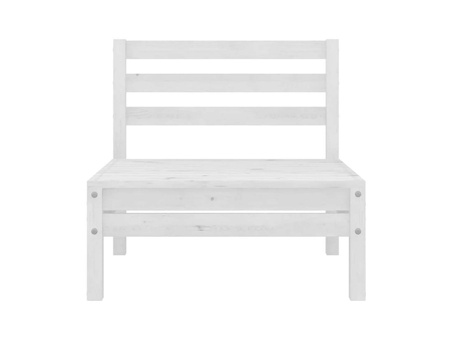 Salon de jardin meuble bois blanche 63.5 x 63.5 x 62.5 cm 02_0016237
