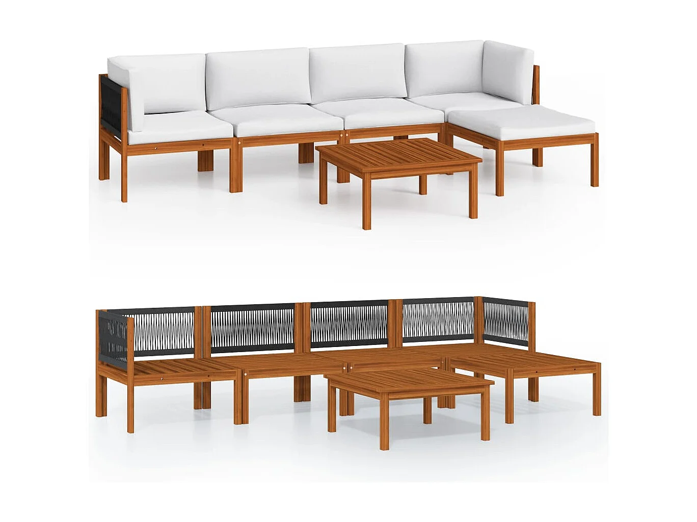 Salon de jardin meuble bois marron 63 x 63 x 30 cm 02_0016749