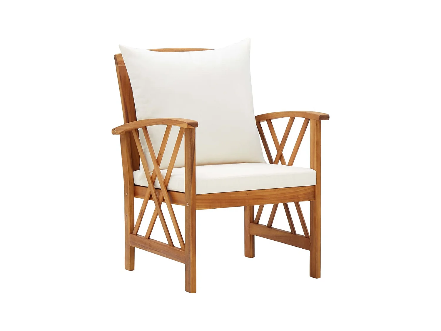 Muebles de jardín muebles de exterior juego de muebles de 5 piezas con cojines de madera maciza de acacia 02_0016315