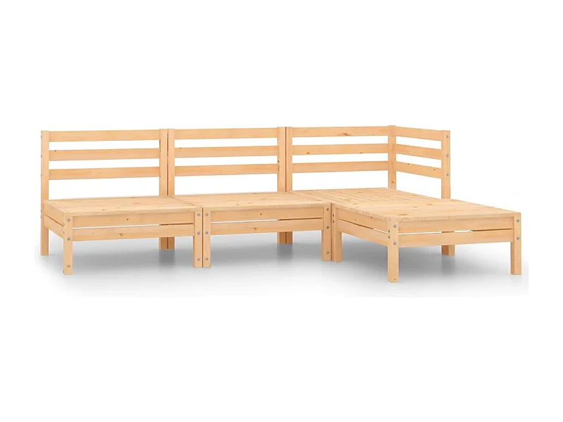 Salon de jardin meuble bois marron 63.5 x 63.5 x 62.5 cm 02_0016232