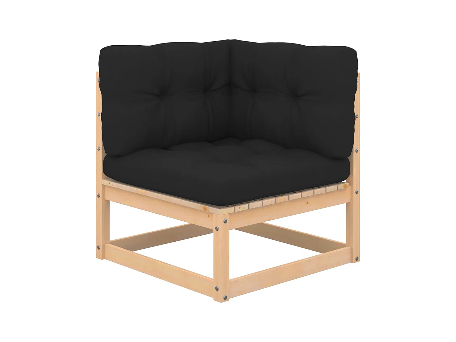 Mobili da giardino mobili da esterno Set di mobili da 6 pezzi con cuscini in legno di pino massiccio 02_0016680