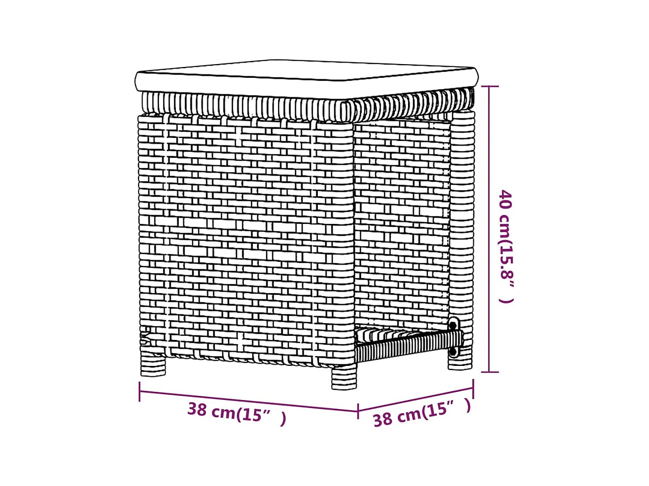 Mobili da giardino mobili da esterno Set di mobili da 6 pezzi con cuscini in resina intrecciata grigia 02_0016868