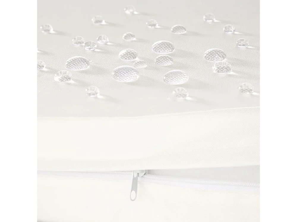 Mueble de jardín de 2 plazas de ratán tejido de resina sintética con 2 juegos de fundas negras 2108068