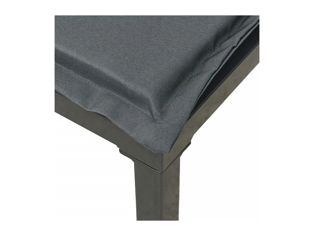 Salon de jardin meuble résine grise 62 x 62 x 68 cm 02_0016061