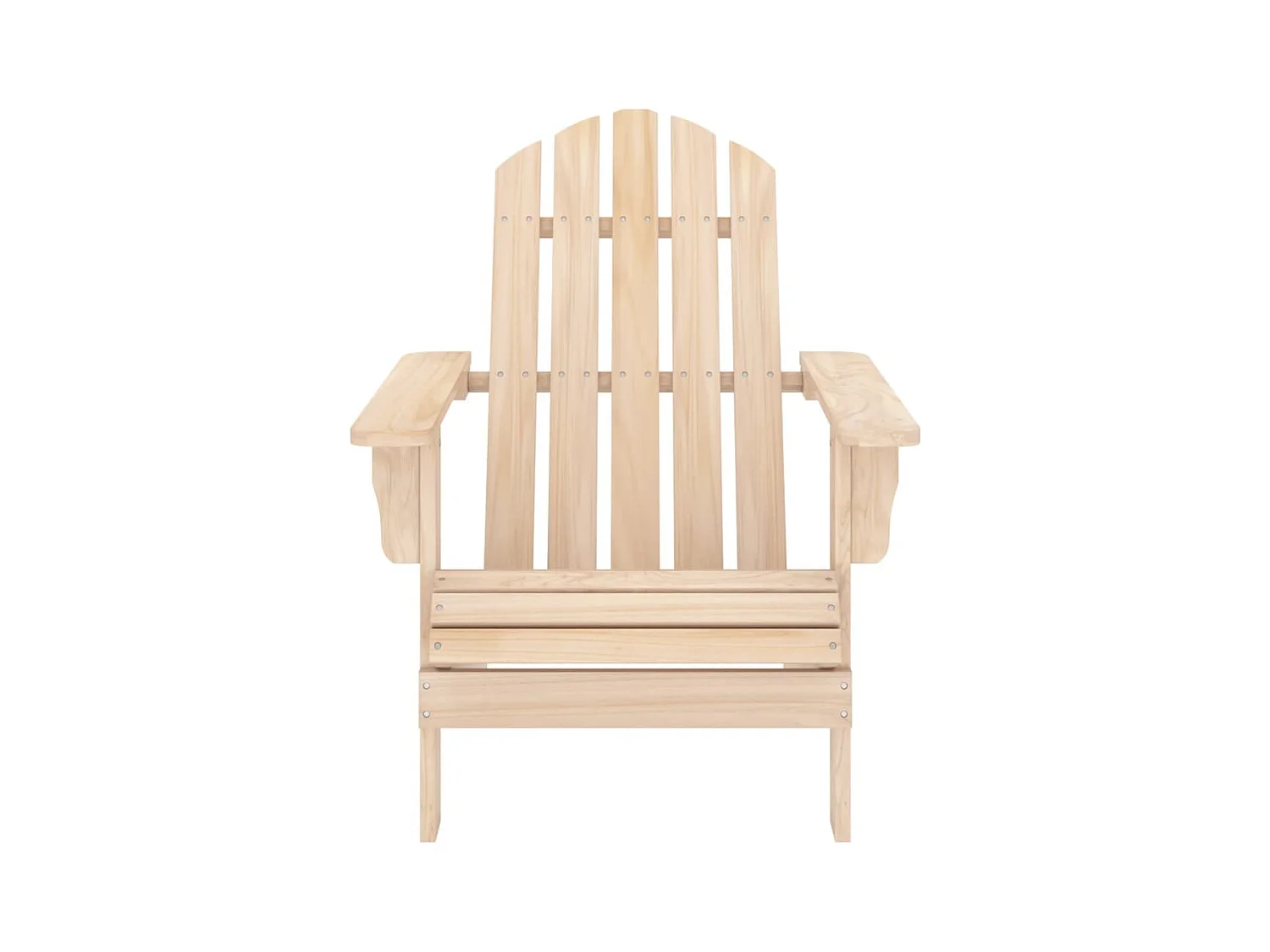 Sedia da giardino Adirondack con tavolo in legno massello di abete 02_0013331