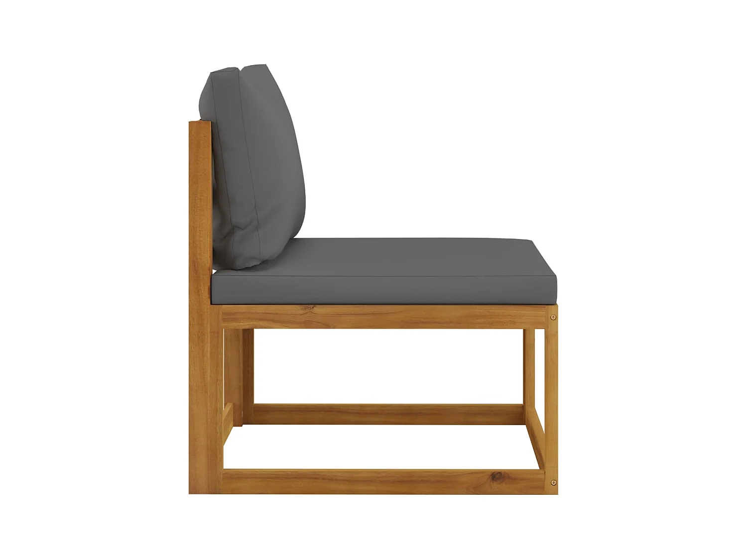 Mobili da giardino mobili da esterno Set di mobili da 10 pezzi con cuscino in legno massello di acacia 02_0014961