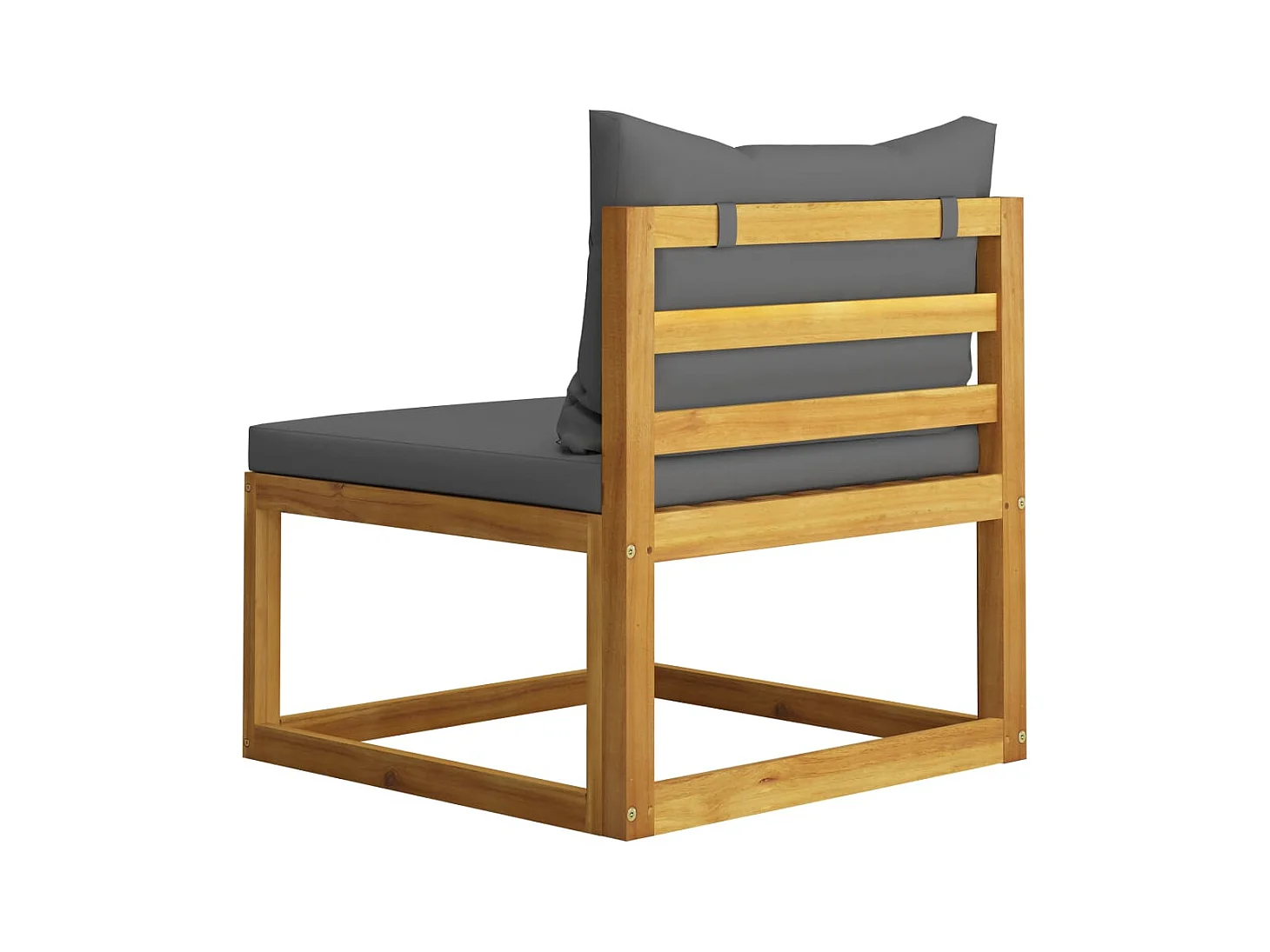 Mobili da giardino mobili da esterno Set di mobili da 10 pezzi con cuscino in legno massello di acacia 02_0014961