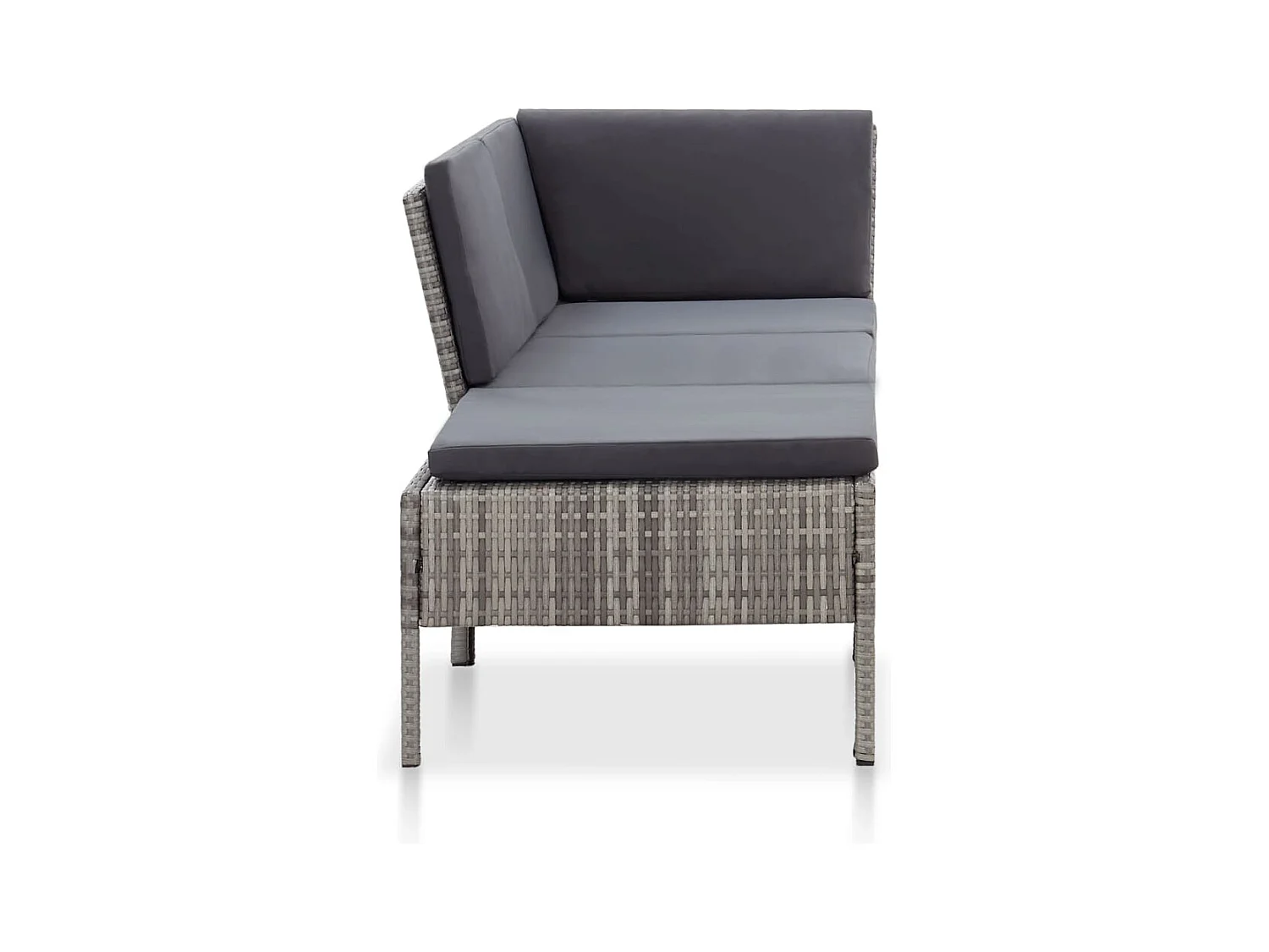 Salon de jardin meuble résine grise 57 x 69 x 67 cm 02_0015994