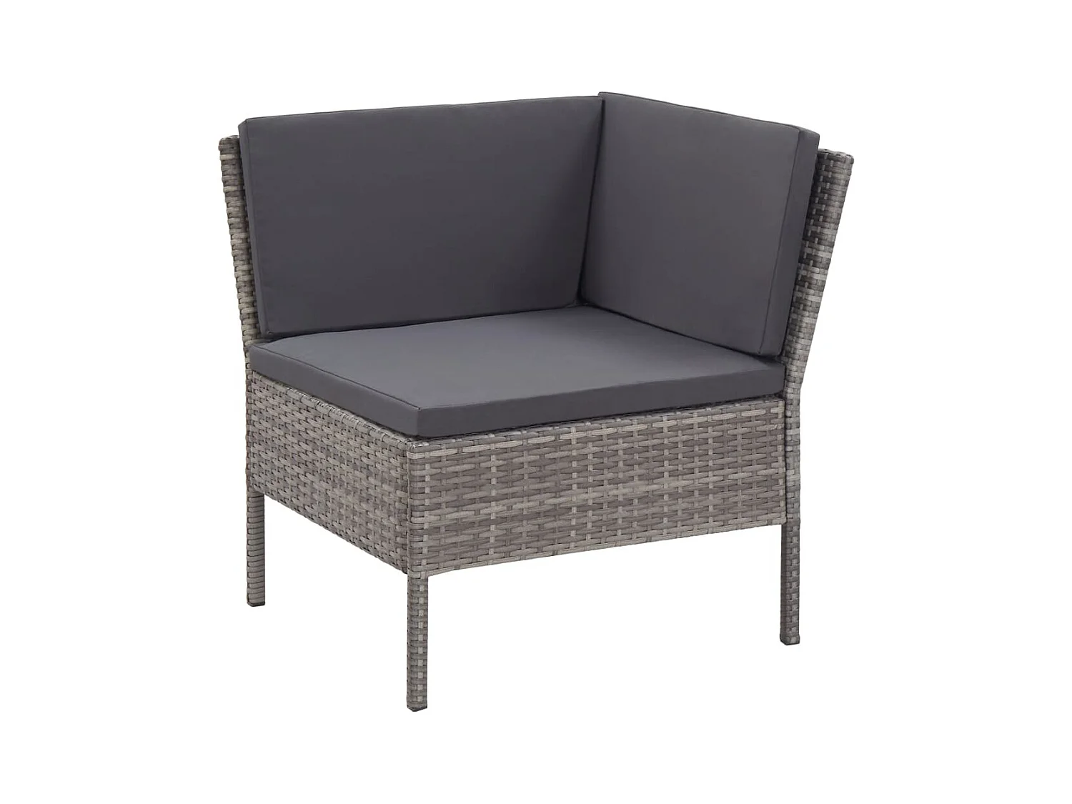 Salon de jardin meuble résine grise 57 x 69 x 67 cm 02_0015994