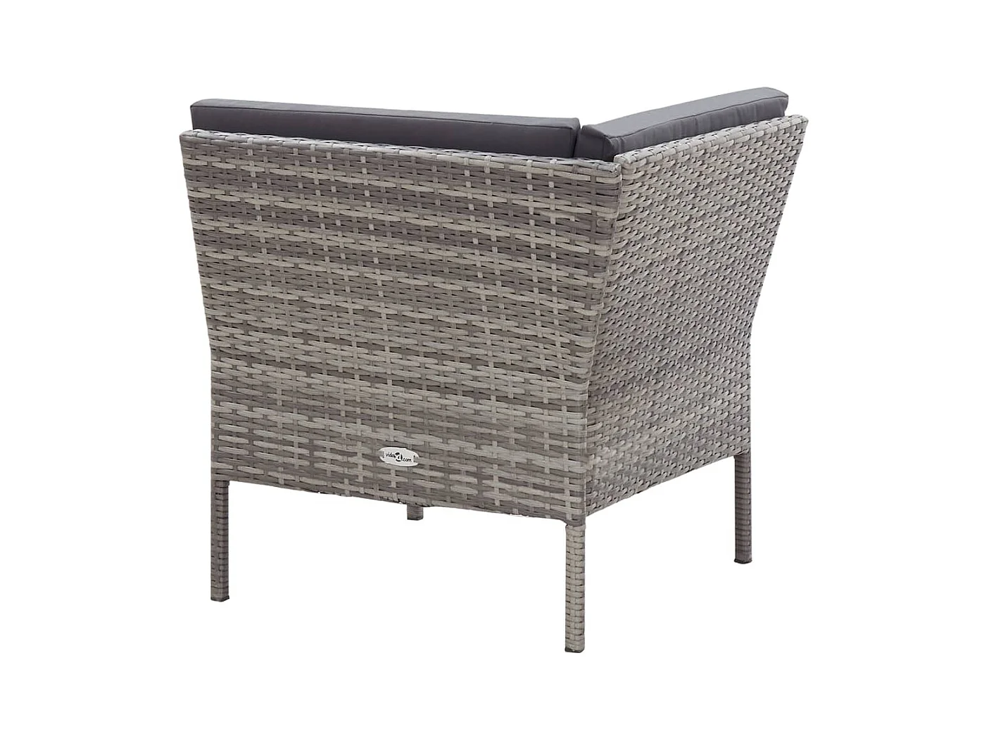 Salon de jardin meuble résine grise 57 x 69 x 67 cm 02_0015994