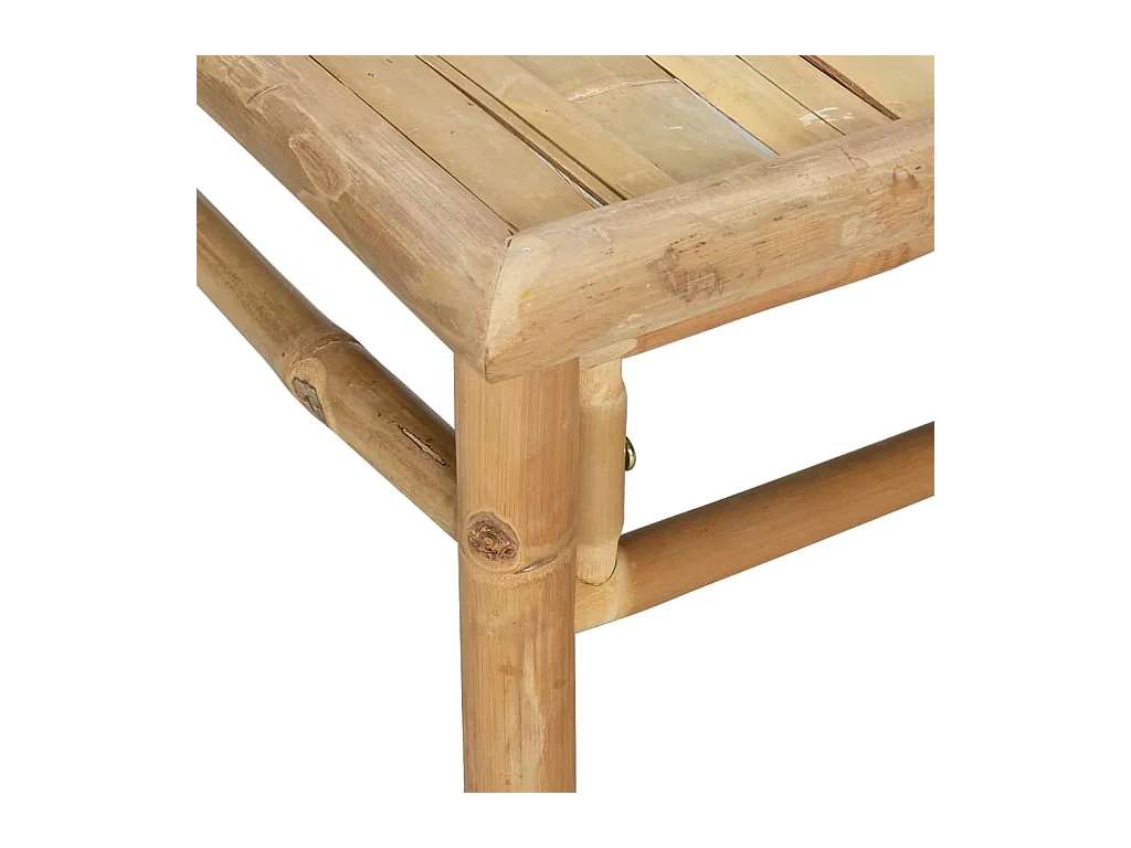 Muebles de jardín muebles de exterior juego de muebles de 4 piezas con cojines de bambú gris claro 02_0016133