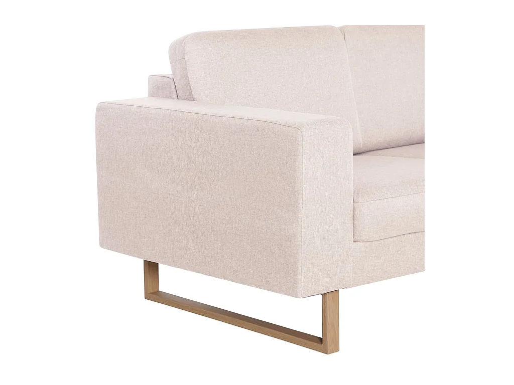 Divano 2 posti per soggiorno interno casa tessuto crema 02_0020230