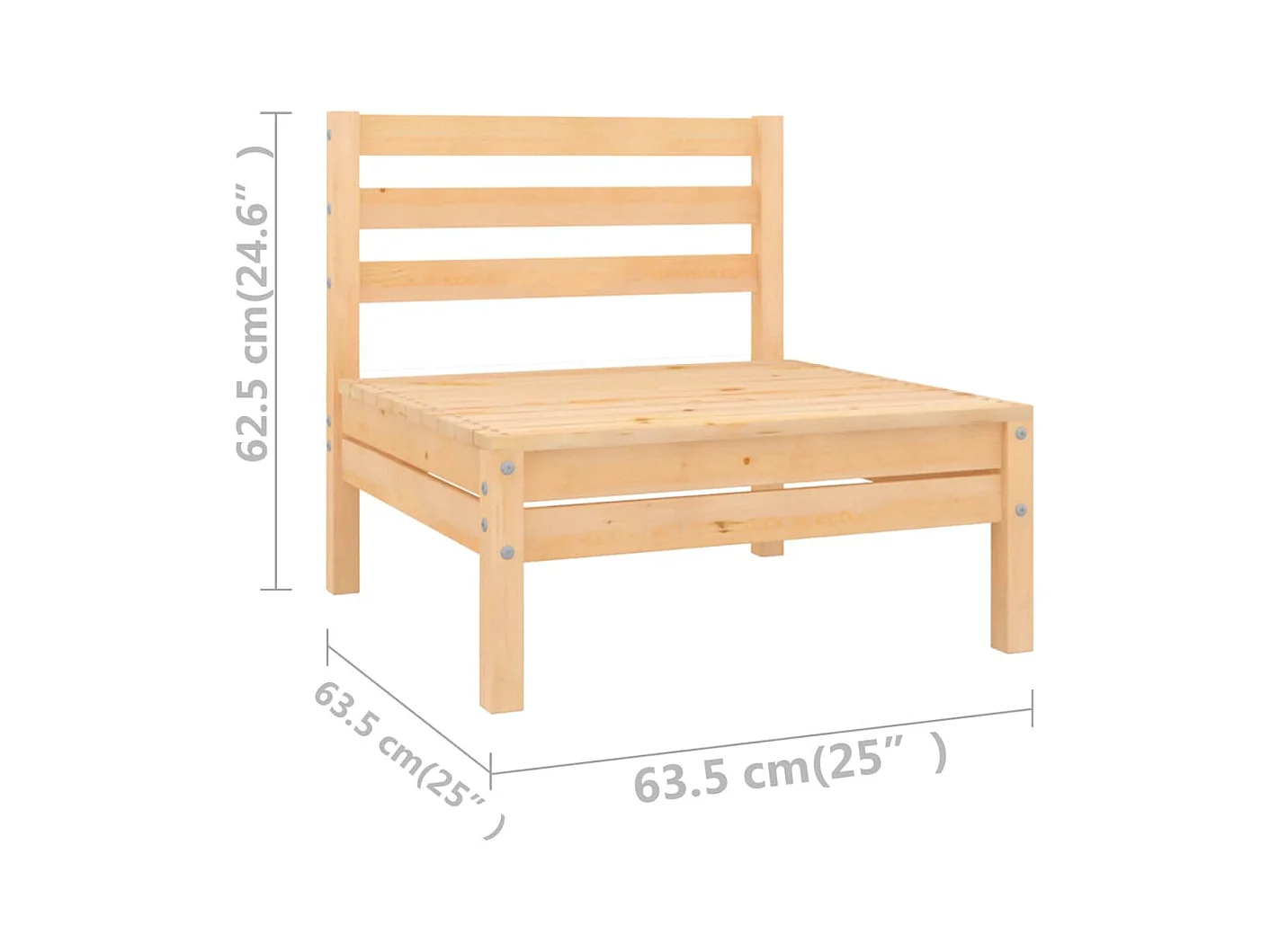 Móveis de jardim móveis de exterior conjunto de móveis 9 peças em madeira maciça de pinho 02_0018194
