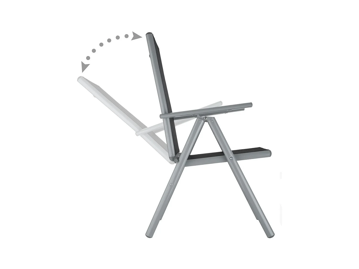 Mueble de jardín de aluminio de 8 plazas gris claro 2108043/2