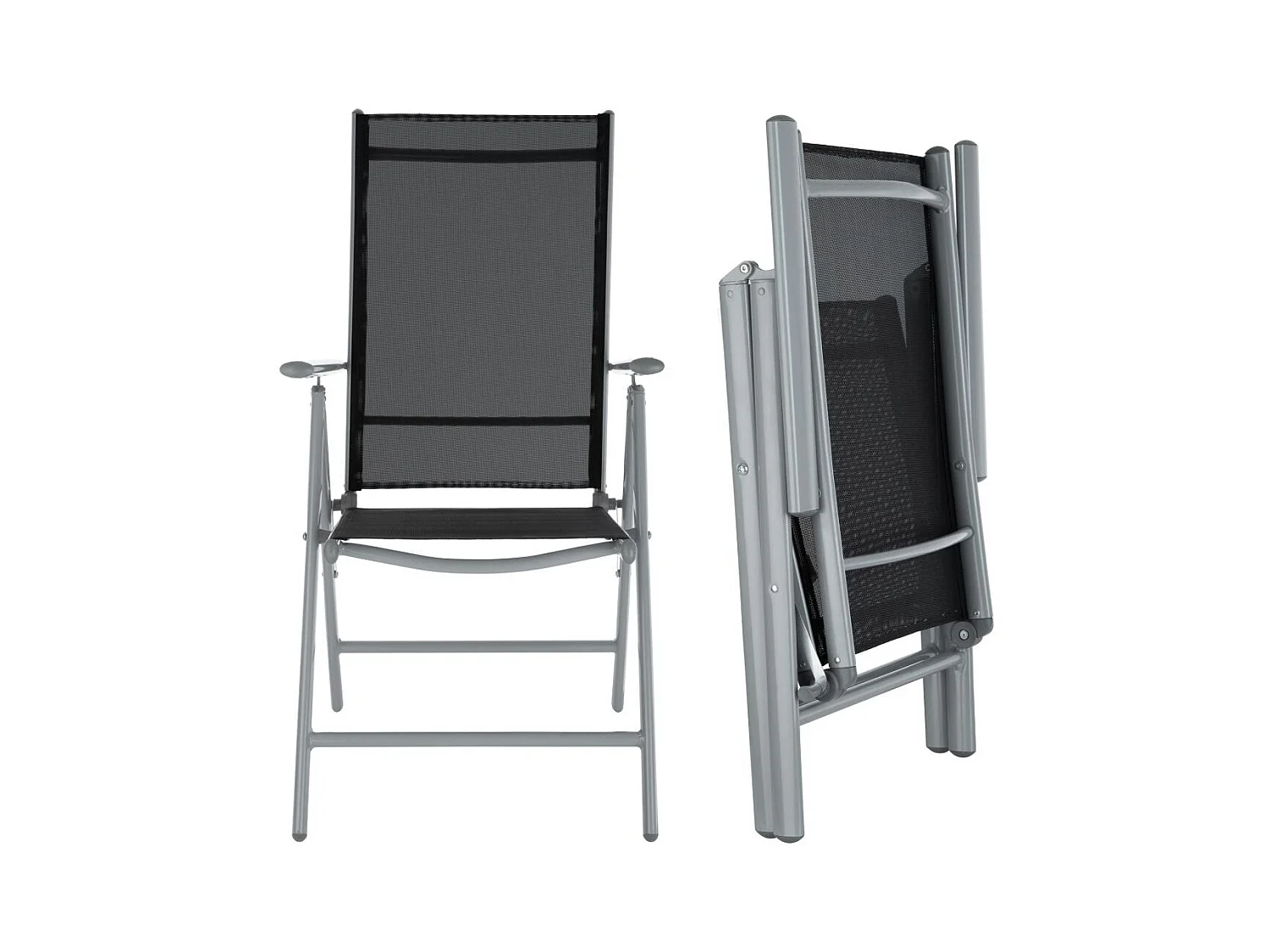 Mueble de jardín de aluminio de 8 plazas gris claro 2108043/2