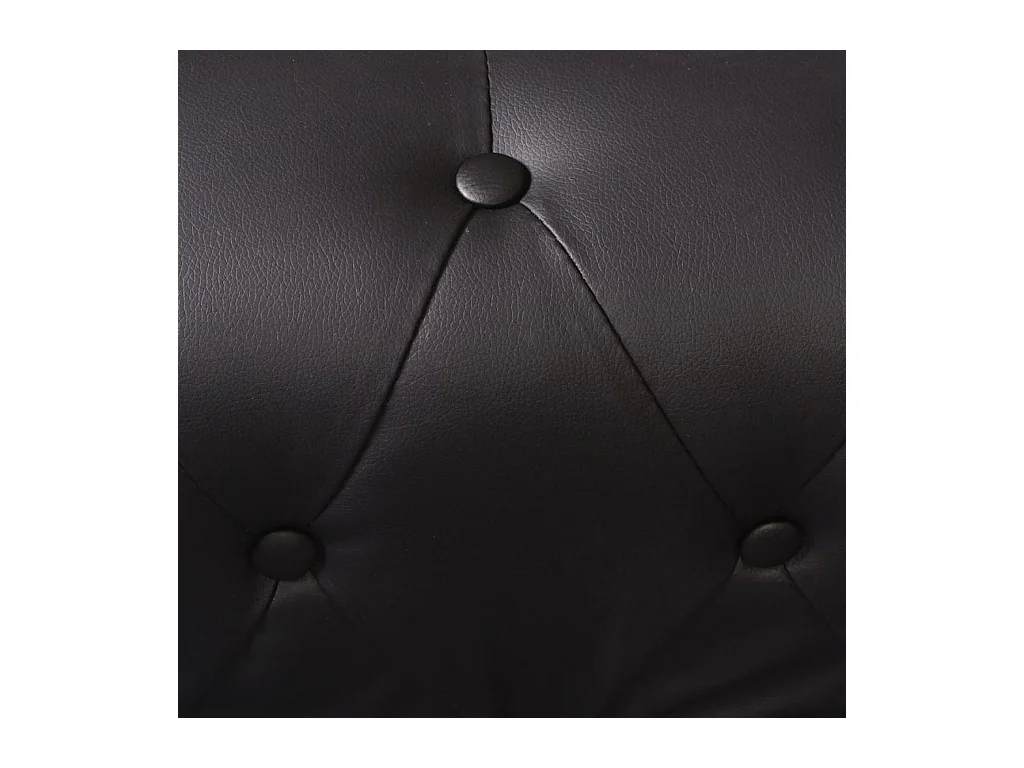 Canapé d'angle chesterfield 5 cuir noire 205 x 205 x 73 cm 02_0019699